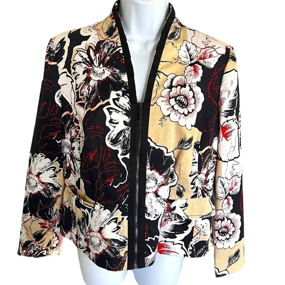 SilkLand Jackets & Blazers - Silk Land | Floral Silk Blazer